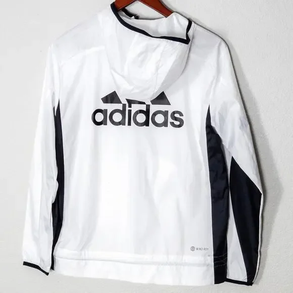 Adidas Carrera Running Jacket Women's Size Small White Sporty Streetwear - Picture 3 of 12